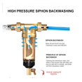 thumbnail image 5 of Pre-Filter Whole House Rotary Precipitation Water Filter Central Pre-Filter Purification System Backwash Stainless, 5 of 5