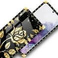 thumbnail image 4 of FKBRCL4U Compatible with Samsung Galaxy S20 Case, Shine Gold Rose Luxury Golden Decoration for Girl Women Soft TPU Shockproof Protective Hard PC Back, 4 of 7