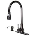 thumbnail image 2 of Dyconn Faucet Single Handle Kitchen Faucet and Soap Dispenser, 2 of 2