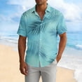 thumbnail image 5 of SCSAlgin Mens Hawaiian Shirt, Short Sleeves Button Down Beach Clothing, Summer Flamingos Casual Aloha Floral Shirts, 5 of 5