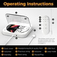 thumbnail image 2 of Reproductor de CD para coche Micocious con puertos USB y AUX Plug and Play, 2 of 7
