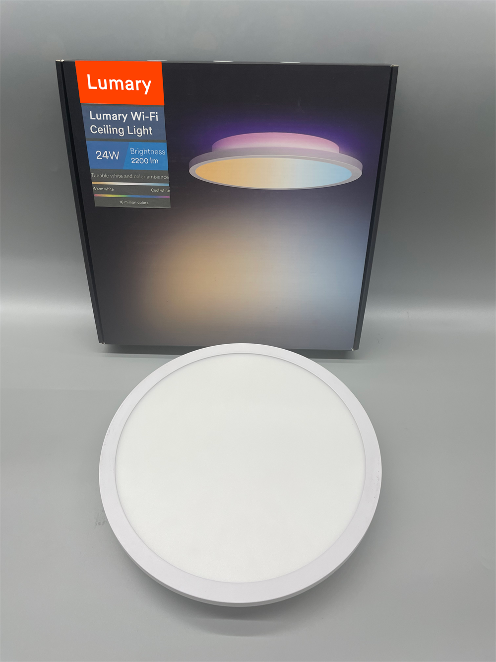 Lumary Ceiling Light,24W 2200lm Smart LED Ceiling Lights Fixture Flush