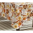thumbnail image 6 of Newbridge Happy Thanksgiving Turkey 60 x 120 inch Rectangle Vinyl Tablecloth with Flannel Backing, 6 of 8