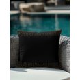 thumbnail image 4 of Outdoor Pillows Waterproof, Yellow Polka Dots Bedding Throw Pillows with Insert for Couch Sofa Bed, Modern Speckles Minimalist Black 16x16 Inch Pillowcases Decorative Camping Patio Pillow Set of 1, 4 of 8