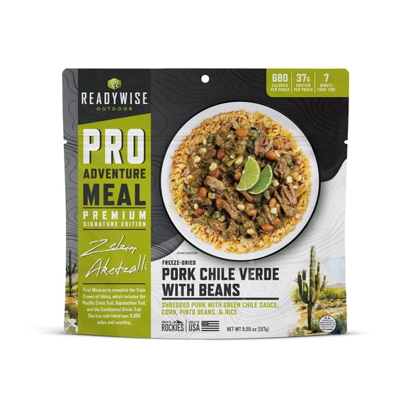 Readywise Outdoor Pro Adventure Meal Pork Chile Verde With Beans