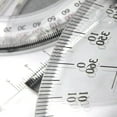 thumbnail image 3 of Round Protractor Ruler 360 Degree Circle Protractor Math Protractor for School, 3 of 8