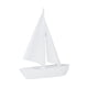thumbnail image 1 of Figura de velero de estilo nórdico, modelo de velero coleccionable. Blanco, 1 of 9