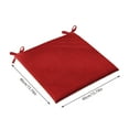 Household Imitation Linen Cushion With Tie Square Sponge Cushion