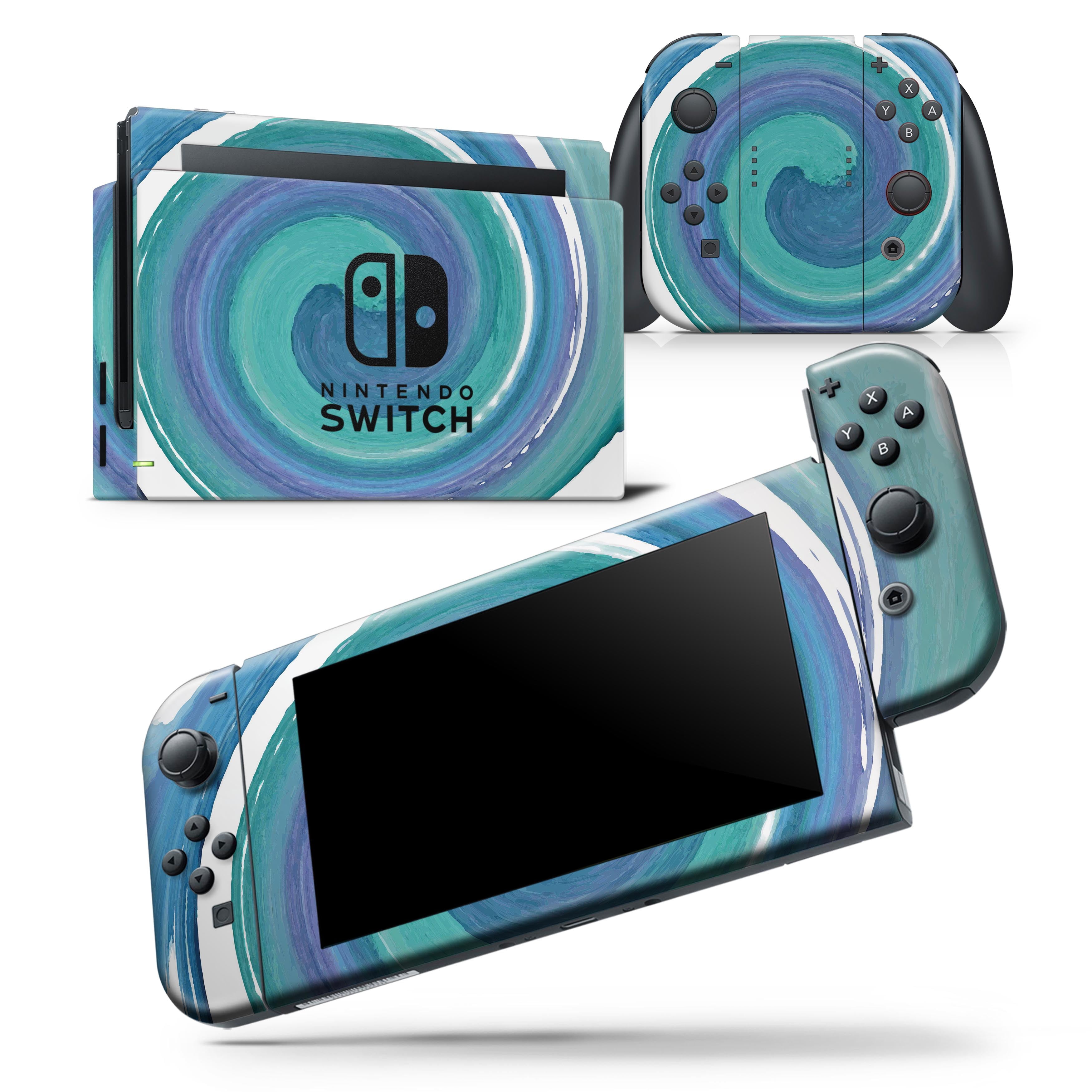 blue and green joycons