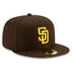 thumbnail image 2 of [Disponible Listo] 5 9 F.I.F.T.Y San Diego Padres Tapa De Béisbol De Ala Dura Plana Tamaño Cerrado, 2 of 3