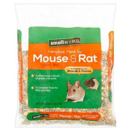 Small World Carnival Complete Feed For Mice & Rats, 3 (Best Food To Catch A Rat)
