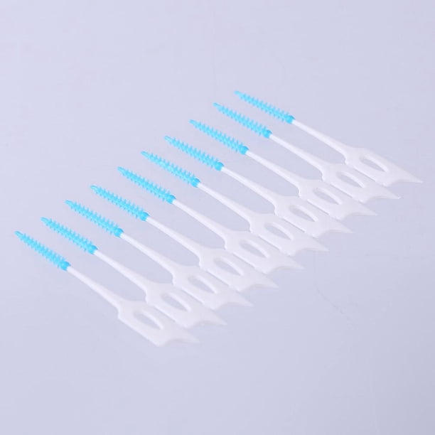 160 Uds herramienta de cuidado bucal hilo dental cepillos interdentales palillo de dientes (azul) Ndcxsfigh Cuidado Belleza