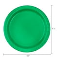 thumbnail image 5 of (6 pack) Disposable Paper Plates, 9", Green, 20 Count, by Way To Celebrate, 5 of 6