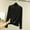 Black, variant on Women Thermal Top Long Sleeve turtleneck Undershirts Fitted Tops Womens Fall Clothes Womens Shirts
