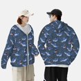 thumbnail image 4 of Vsdgher Sweat à Capuche Adulte Imprimé Requin pour Hommes Femmes, Manches Longues Protection Solaire Pêche pour Course Natation-TG, 4 of 7