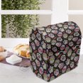 thumbnail image 4 of Sugar Skull Lounger Chair Bag, Graveyard Mexico Design on Black Backdrop Print, High Capacity Storage with Handle Container, Lounger Size, Multicolor, by Ambesonne, 4 of 5