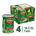 (4 Cans) Del Monte Green Beans No Salt Added, 14.5 oz Can
