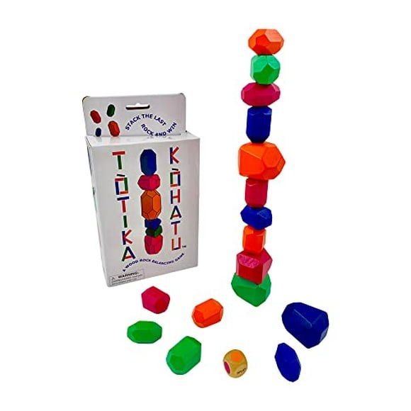 TOTIKA KOHATU - A Wood Rock Stacking Game