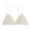 Beige, variant on Women's Sexy Strapless Bra with Removable Triangular Cups Comfortable Lace Underwire Push Up Support