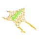 thumbnail image 5 of Ropa de Conejo Conjunto de Correa y Arnés Poliéster Suave Patrón de Piña Amarilla Cálida Arnés de Disfraz de Conejo Ajustable M Piña Amarilla, 5 of 5