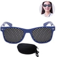 thumbnail image 2 of Gafas de seguridad de malla, gafas protectoras de seguridad antivaho de malla de acero, oculares con marco negro mate resistentes a impactos, adecuadas para fanáticos de juegos de construcción y, 2 of 8