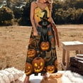 thumbnail image 2 of Halloween Ghosts Horror Pumpkin Sleeveless Dress Women's Luxury Party Dress Birthday Dresses for Women, 2 of 7