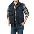 thumbnail image 2 of Men's Casual Outdoor Work Safari Fishing Travel Photo Cargo Vest Jacket Multi Pockets Men's Fishing Vest, 2 of 4