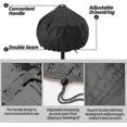 thumbnail image 3 of Grill Cover For George Foreman, Twopone Electric Bbq Grill Cover Round Grill Cover, Indoor Outdoor Waterproof, 20x18 Inch Tw, 3 of 5