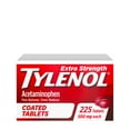 (2 pack) Tylenol Extra Strength Coated Tablets with Acetaminophen 500mg