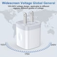 thumbnail image 3 of Charger Block Type C, 3 Pack USB Wall Charger with 10FT Type C Charging Cable Cord USB C Cable Phone Cables, Dual Port Phone Charger Android Charger Block USB Plug Adapter USB Charging Block, White, 3 of 8