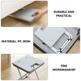 thumbnail image 5 of NICERIO Foldable Grey Plastic Stool, Portable Nonskid Outdoor Chair for Camping, Fishing, Hiking and Travel, 5 of 6
