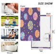 thumbnail image 6 of Yayeee 100% Cotton Hand Towels for Bathroom 16" x 28" Soft Absorbent Kitchen Towel, Candy Cosmic Swirls, 6 of 7
