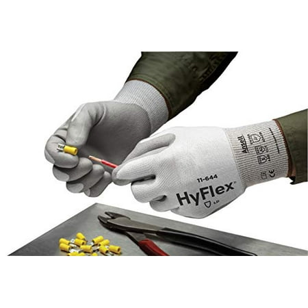 

HyFlex 11-644 Cut Protection Gloves - Medium Duty Durability Comfort Grey/Grey X Small (pack of 12)