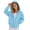 Blue, variant on Kids Zip-Up Hoodie Fleece Lined Sweatshirt with Pocket Yellow 15 Years