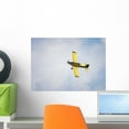 thumbnail image 1 of Yellow Crop Duster Wall Mural by Wallmonkeys Peel and Stick Graphic (18 in W x 13 in H) WM94634, 1 of 4