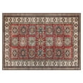 thumbnail image 3 of Washable Skid-Resistant Area Rug Geometric Red 5' x 7', 3 of 9