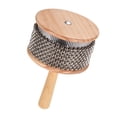 thumbnail image 1 of Instrumento musical de percusión Cabasa de madera Cadena y cilindro con cuentas de metal Pop Shaker Abanopi Cabasa, 1 of 7