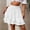 White, variant on Skirts for Women Skirt Contemporary Women’s Summer High-Waisted Irregular Solid Midi with Ruffles ( Everyday Wear) Black XL