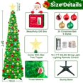thumbnail image 3 of Árbol de Navidad HISFFOG preiluminado, 1,5 m, con 50 luces de colores, 3 of 9