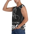 thumbnail image 3 of Xecao I Need More Space Print Men's Tank Top: Sleek Sleeveless Tee for Casual Sports and Beach Occasions-3X-Large, 3 of 7