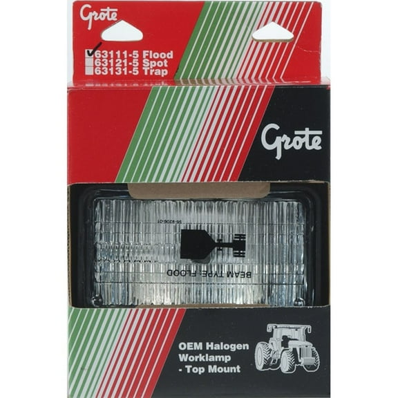 Grote 63111-5 Composite Work Lamp (Top Mount Flood)