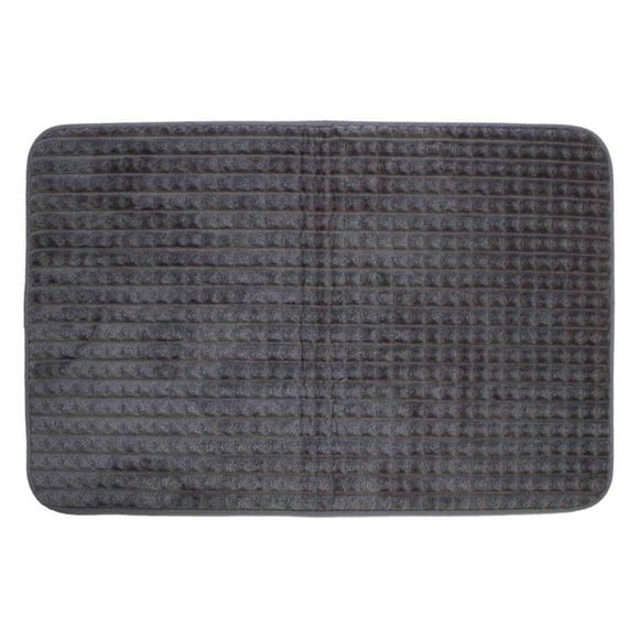 Tapete Para Baño Memory Peak Gris 40X60 Cm