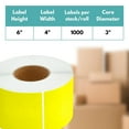 thumbnail image 5 of PSBM Yellow Thermal Transfer Labels 4x6 Inch 4000 Labels Ribbon Required for Shipping Branding and Organizing, 5 of 8