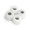 White, variant on FlatFace G4-D Fingerboard Bearing Wheels Smooth Fast Pro Setup Ride - White