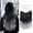 Gray, variant on One-piece seamless hair extension Paris painting dyeing Gradual water ripples Fluffy hair volume Simulation hair extensions