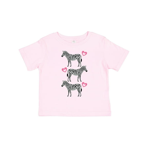Inktastic Zebra Cute Safari Animal Girls Toddler T-Shirt