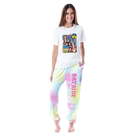 

Saved By The Bell Womens Character Bayside TV Show Sleep Pajama Set (XX-Large)