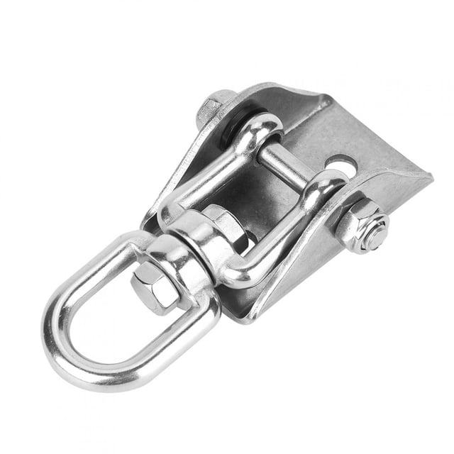 Kit para colgar hamaca, capacidad de 1000 lb, acero inoxidable resistente, ganchos giratorios de 360, placa fija para columpio, silla, gimnasio interior y exterior