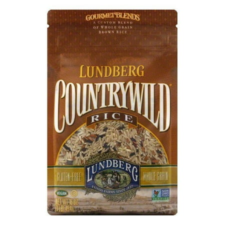 - Lundberg Gluten Free Rice Eco-Farmed Countrywild Gourmet Natural Brown Blend, 16 OZ (Pack of 6)