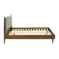 thumbnail image 4 of Artemio King Platform Wood Bed Frame in Walnut Finish, 4 of 6